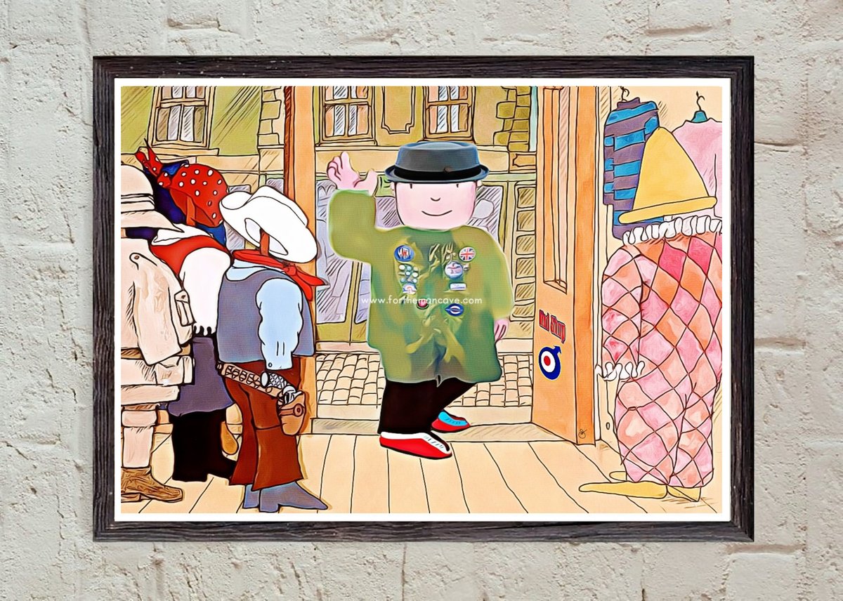 Image of MR BENN INSPIRED MOD SHOPPING PRINT