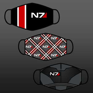 Commander Shepard Facemasks