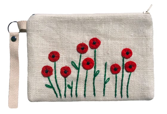 Image of Hand Embroidered Purses - Flower Power