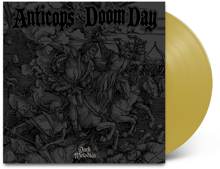 Anticops X Doom Day - Dark Melodies, Split LP *more colors*
