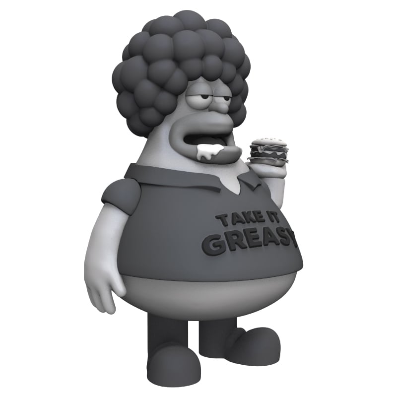 Image of [In Stock] Ron McGreasy - Monochrome