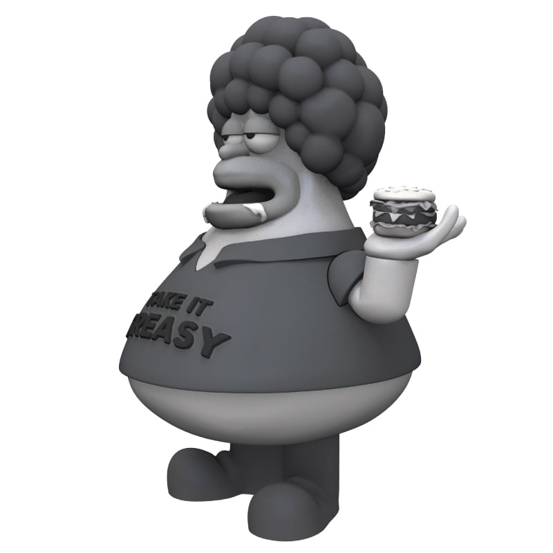 Image of [In Stock] Ron McGreasy - Monochrome
