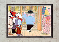 MR BENN INSPIRED FRED PERRY PRINT