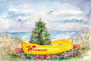 Image of Wildwood Boat in Dune Cards