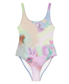 Pink Cat Bathing Suit