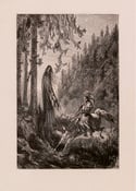 Gustave Doré "Ghost" - Knight - Horse - Witch - Witchcraft - Old hag poster