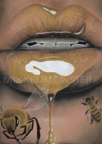 Honey Lips (canvas print)