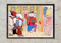 MR BENN INSPIRED BACK TO THE FUTURE PRINT