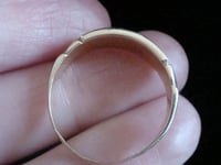 Image 3 of VICTORIAN 18CT YELLOW GOLD SPLIT PEARL 5 STONE RING