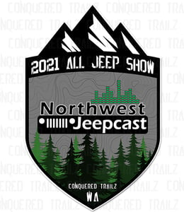 Image of Northwest Jeepcast All Jeep Show 2021 - Event Badge