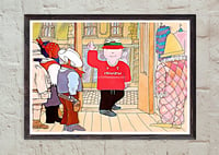 MR BENN INSPIRED WALES RUGBY PRINT