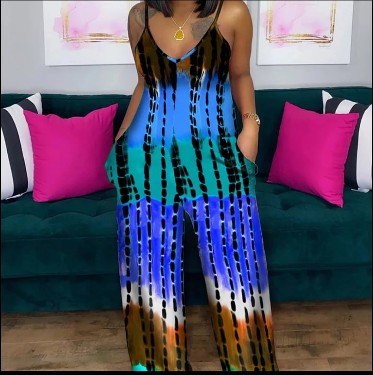 Tye Dye Jumpsuit Image 2