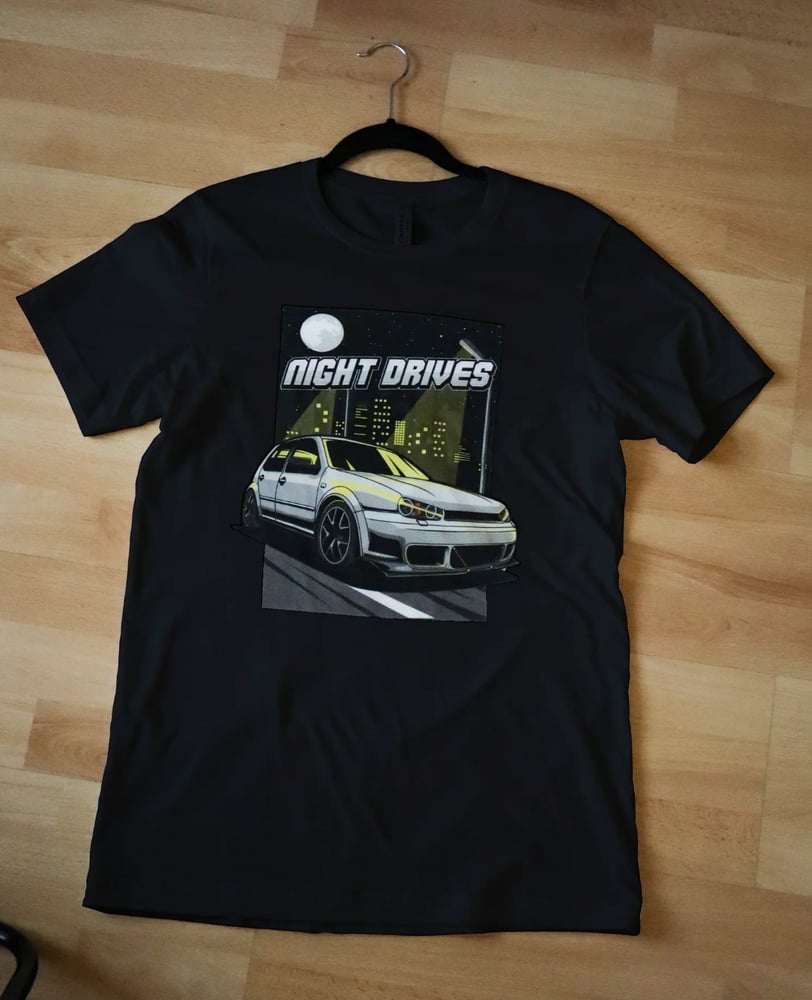 Image of BLACK NIGHT DRIVES - Short-Sleeve Unisex T-Shirt