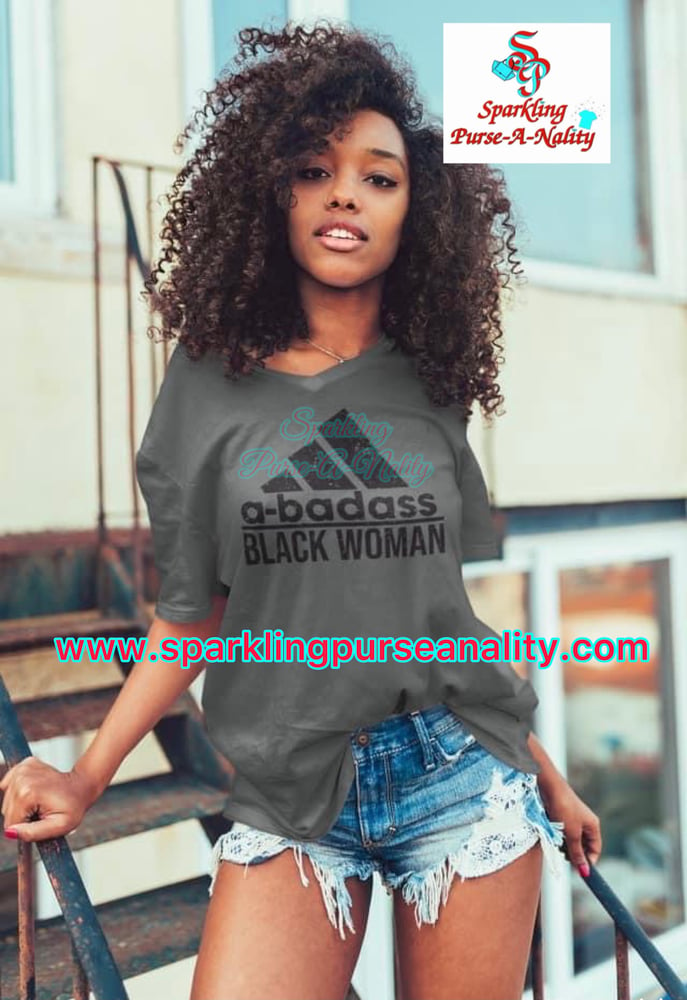 Image of A Bada** Black Woman Shirt