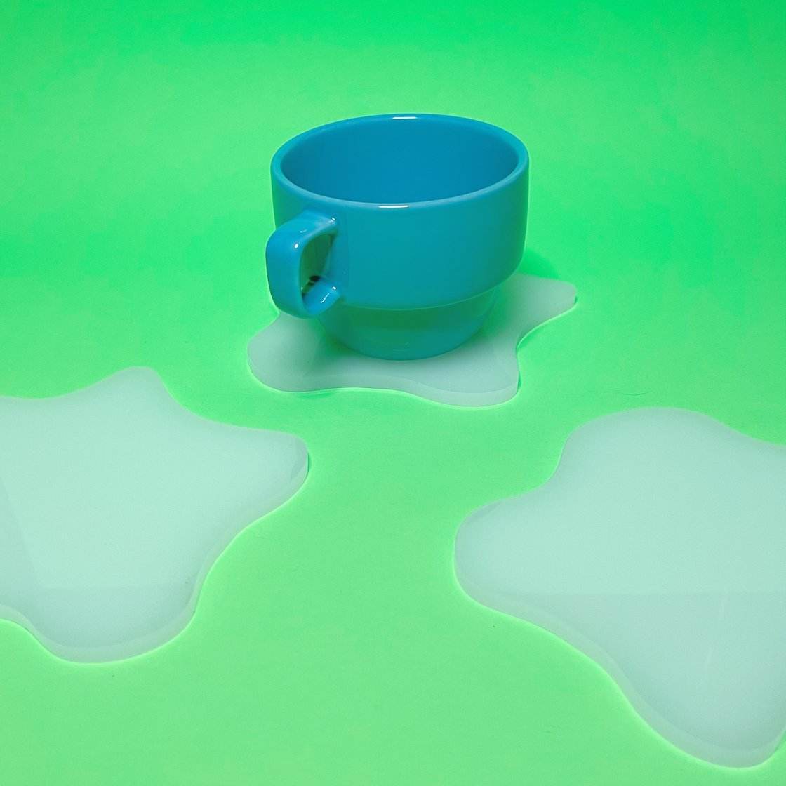 Image of milky coaster