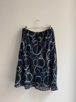 circle print skirt 
