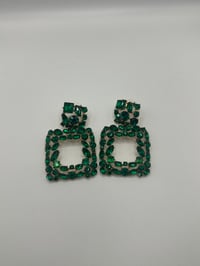 Image 6 of Mini Crystal earrings ( Deep edition) 