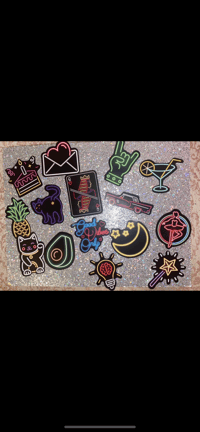 Image 1 of Neon stickers collections (4)