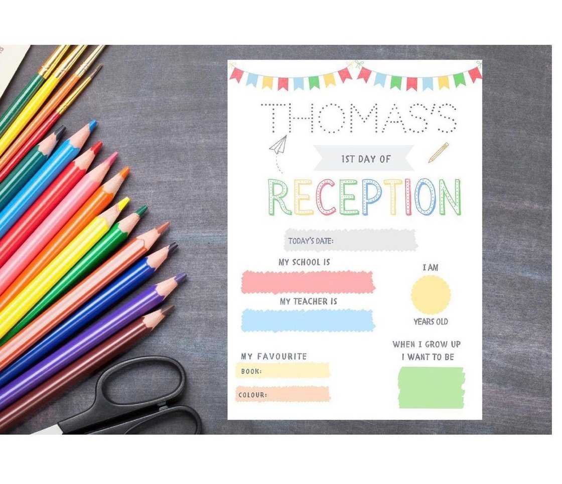 Image of First day sign!