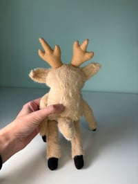 Image 9 of Mini Minky Weighted Reindeer