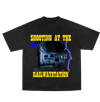 Black Vintage Railway Tee 