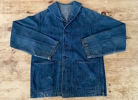 Image 2 of WW2 USN DENIM SHAWL-COLLAR DECK JACKET