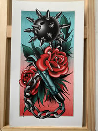 Image 1 of Hand Embellished Growth Print 