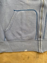 Image 4 of 60s SUPER FADED ZIPPER HOODIE with Talon zipper