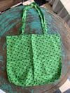 Tote bag made by local artist in Makhanda, South Africa 