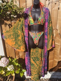 Image 1 of COSMOS kaftan dress Rainbow