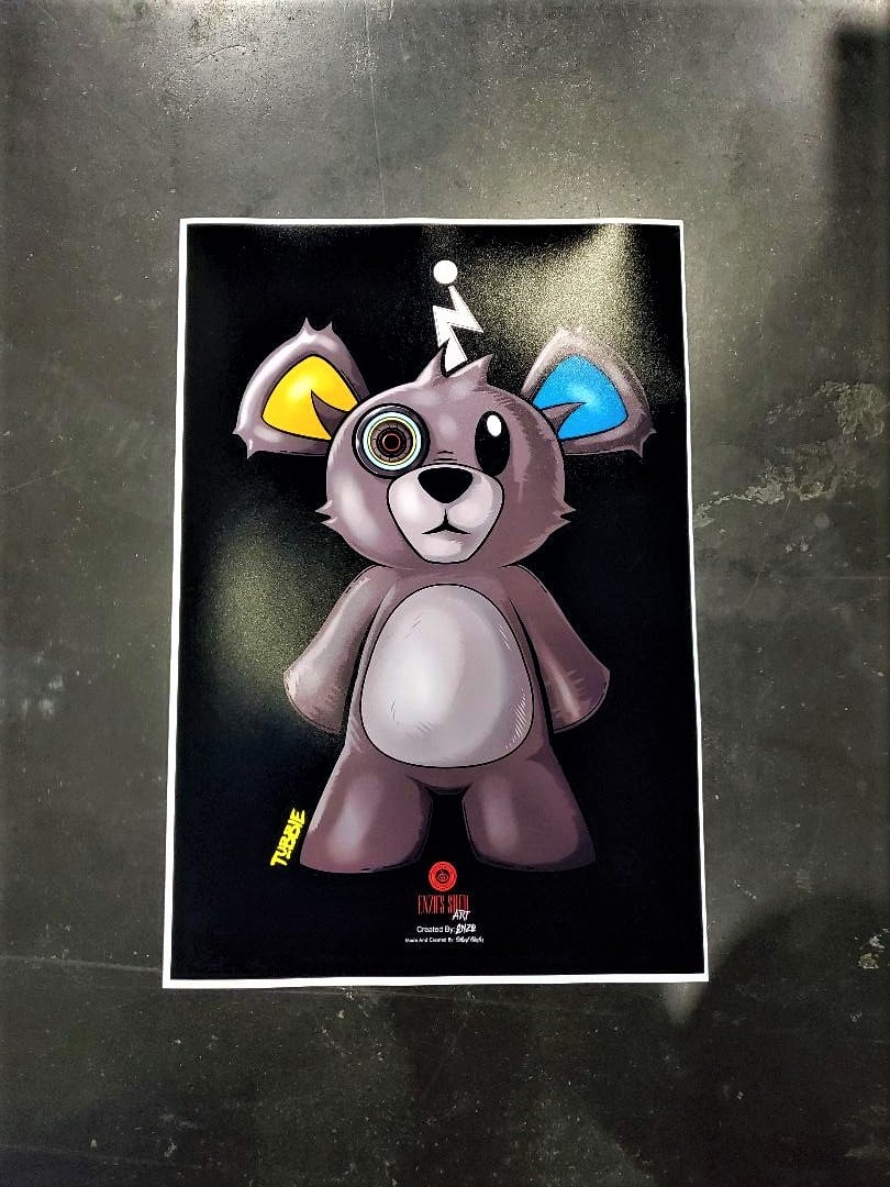 Image of Tubbie The Bear 13x19 Poster