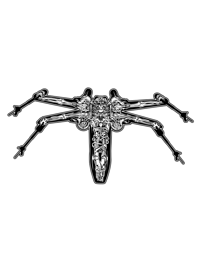 Image of Hex Wing (Sticker Only) by DeathStyle Art