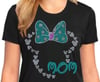 Mom Ears with Bow Bling Shirt