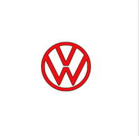 Image 2 of Vw Golf Mk7/7.5  Steering Wheel ‘VW’ badge overlay sticker 