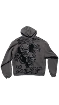 Image 1 of cry later zip hood