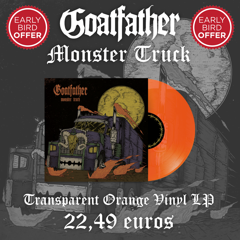 Image of Monster Truck Transparent Orange Vinyl LP