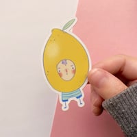 Image 2 of Lemon Lad | Fruity Fellas Vinyl Sticker