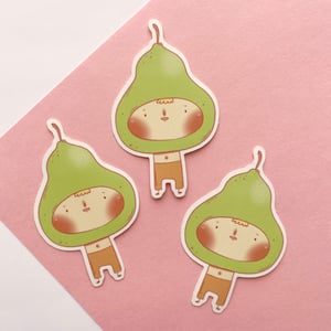Image of Pear Pal | Fruity Fellas Vinyl Sticker