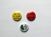 Sassy and Fun buttons - wearable Pinback buttons | 1 Inch buttons