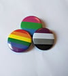 Pride Flags | LGBTQ flags, Wearable 1.5 inch Buttons, Keychains, Magnets 