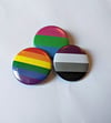 Pride Flags | LGBTQ flags, Wearable 1.5 inch Buttons, Keychains, Magnets