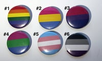 Image 2 of Pride Flags | LGBTQ flags, Wearable 1.5 inch Buttons, Keychains, Magnets 