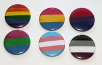 Image 3 of Pride Flags | LGBTQ flags, Wearable 1.5 inch Buttons, Keychains, Magnets 