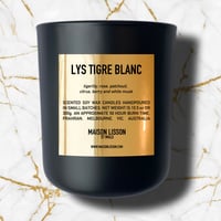 Image 1 of LYS TIGRE BLANC  /  WHITE TIGER LILY
