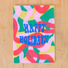 Groovy Holiday Greeting Card