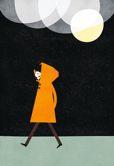 Image of Rainy Night Print