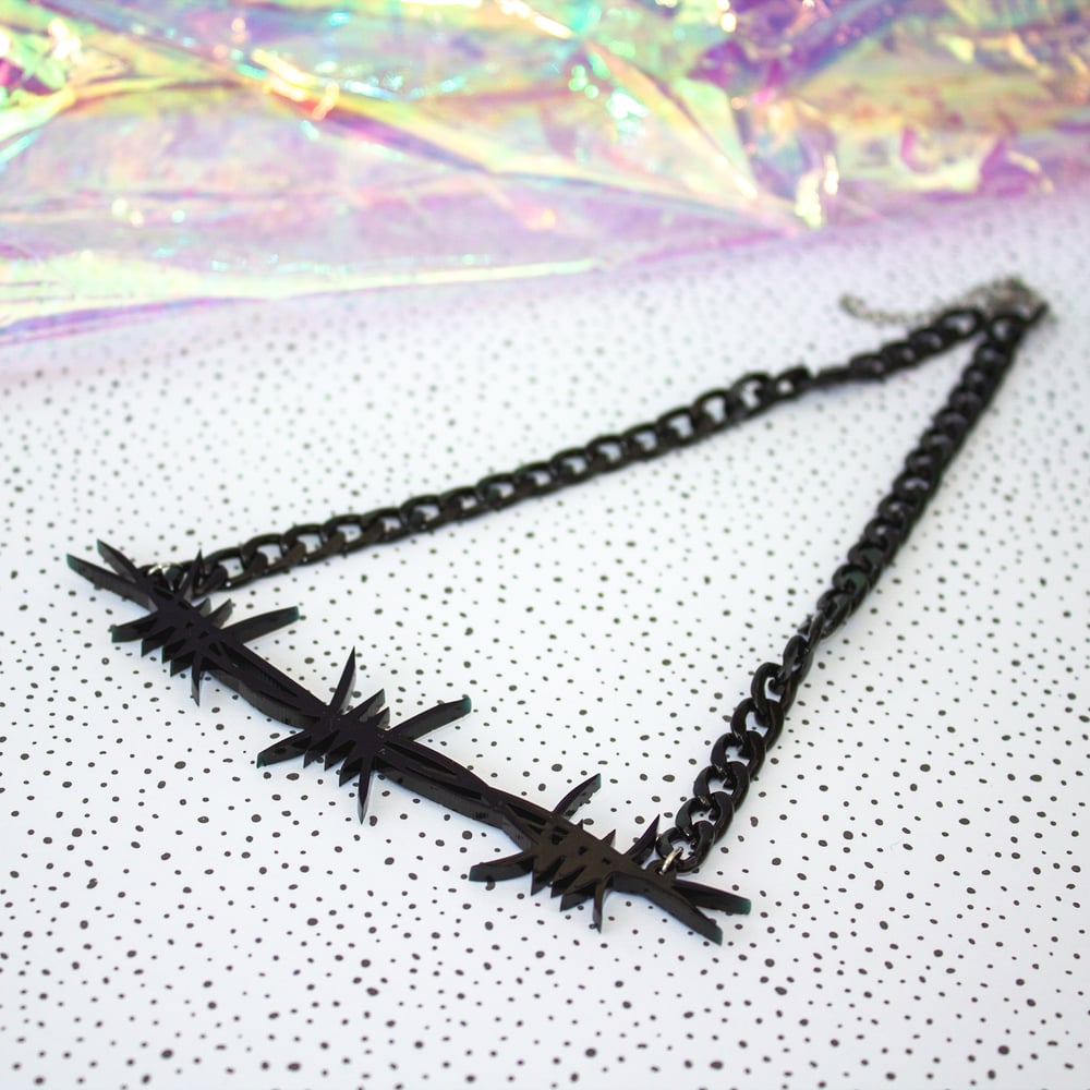 Image of Fatal Barbed Wire Necklace