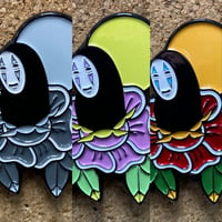 No Face enamel pin 