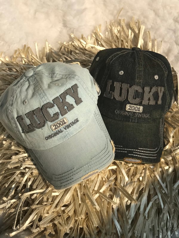 Image of “LUCKY” DISTRESSED