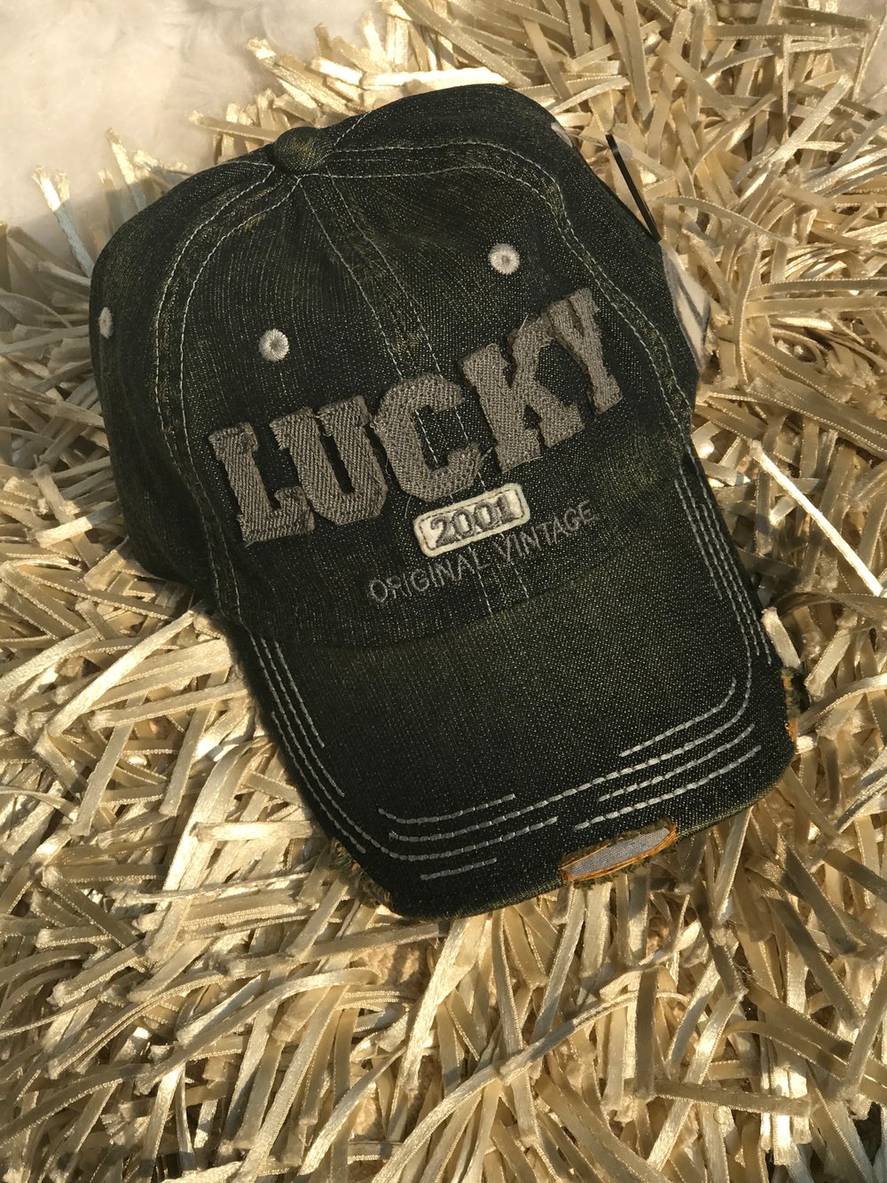 Image of “LUCKY” DISTRESSED